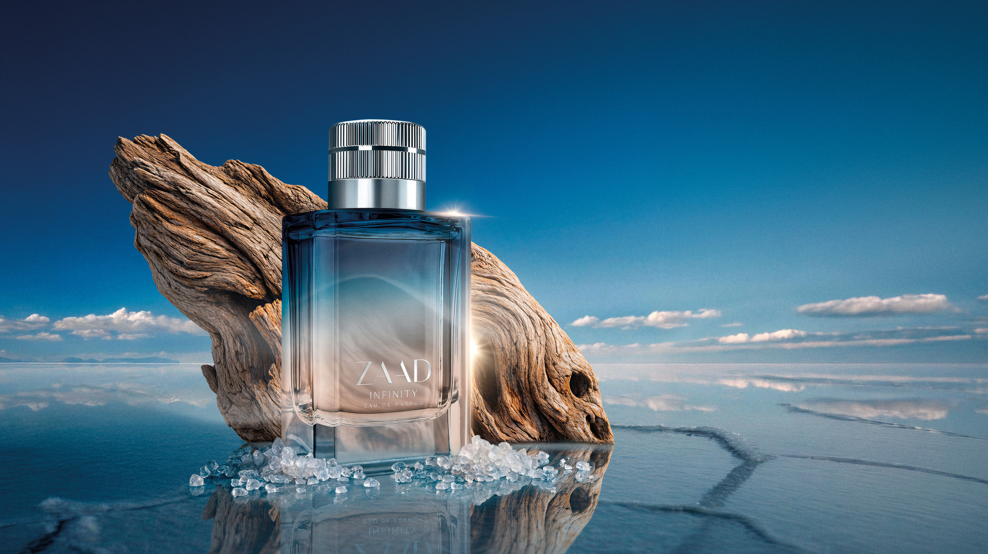 Imagem de O Boticário viaja ao Salar do Uyuni e apresenta Zaad Infinity, fragrância com exclusivo acorde mineral salino