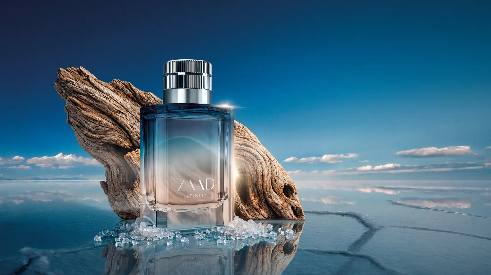 Imagem de O Boticário viaja ao Salar do Uyuni e apresenta Zaad Infinity, fragrância com exclusivo acorde mineral salino