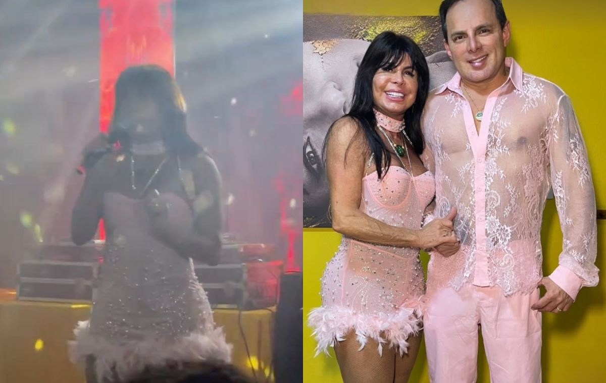 Imagem de Gretchen cancela show após problemas técnicos no sistema de som