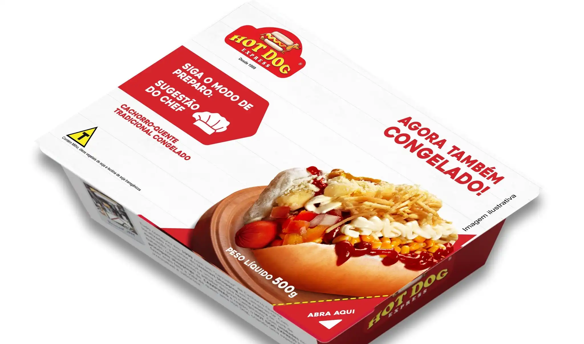 Imagem de Hot Dog Express lança o primeiro hot dog congelado do Brasil