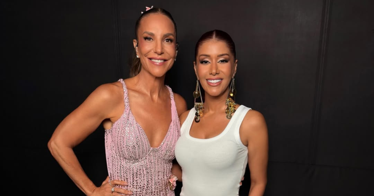 Imagem de Priscila Senna brilha ao lado de Ivete Sangalo no “Clareou” e protagoniza encontro histórico em Recife