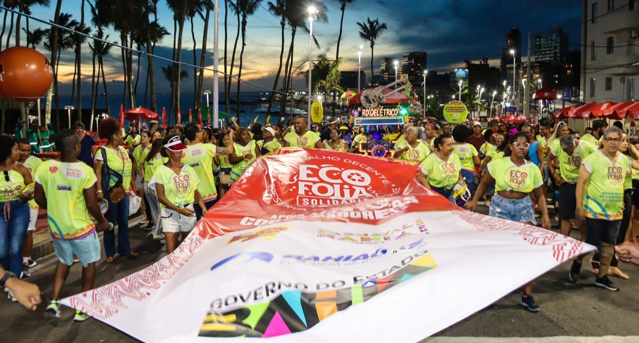 Imagem de Bloquinho Ecofolia Solidária pede respeito aos catadores de material reciclável durante o Carnaval