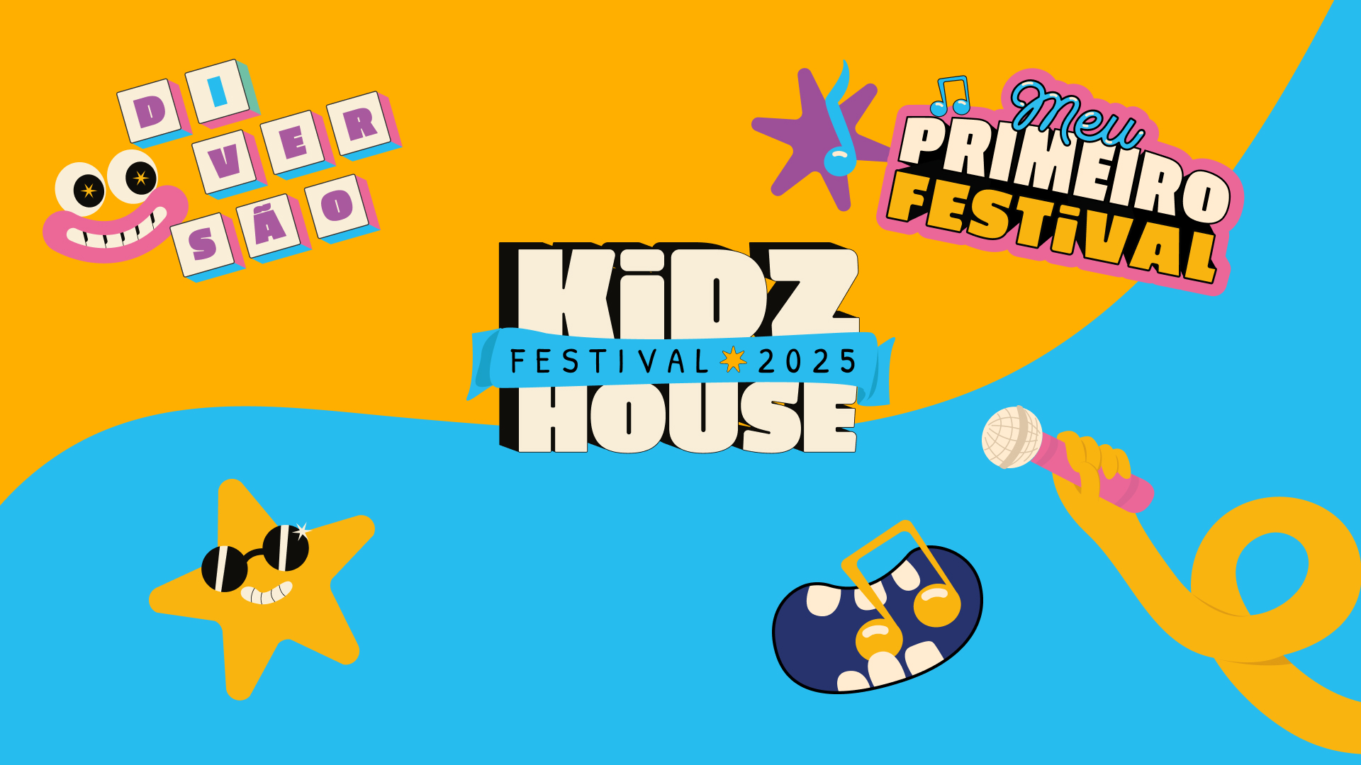 Imagem de Faltam 3 dias para o "Kidzhouse Festival": São Paulo se prepara para celebrar o Mês das Crianças com o “Rock in Rio das Crianças”