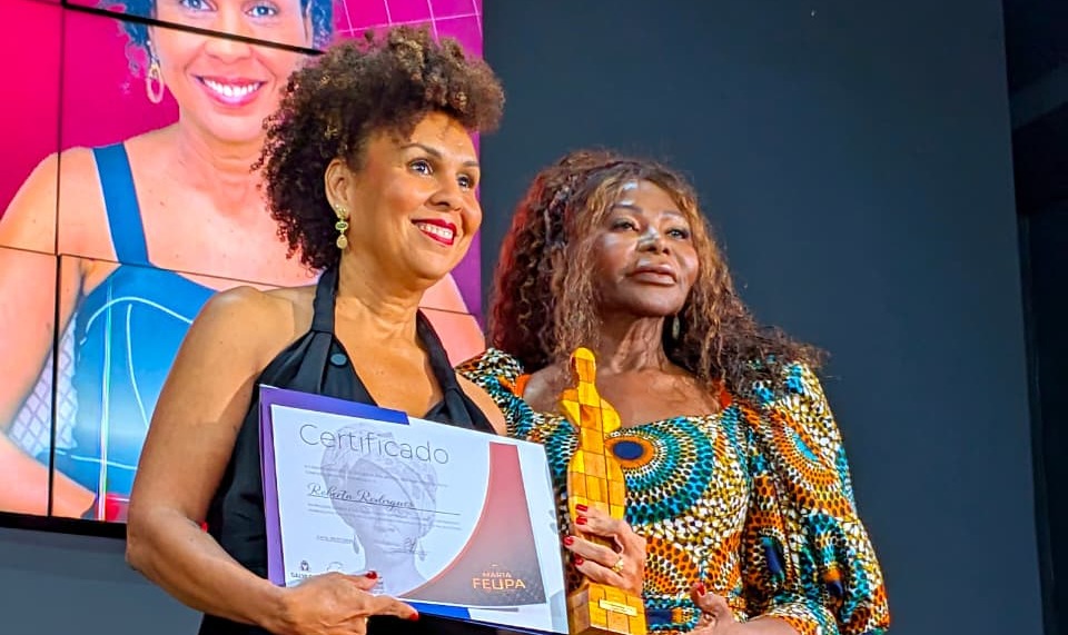 Imagem de Roberta Rodrigues é homenageada na 17ª edição do Prêmio Maria Felipa, em Salvador