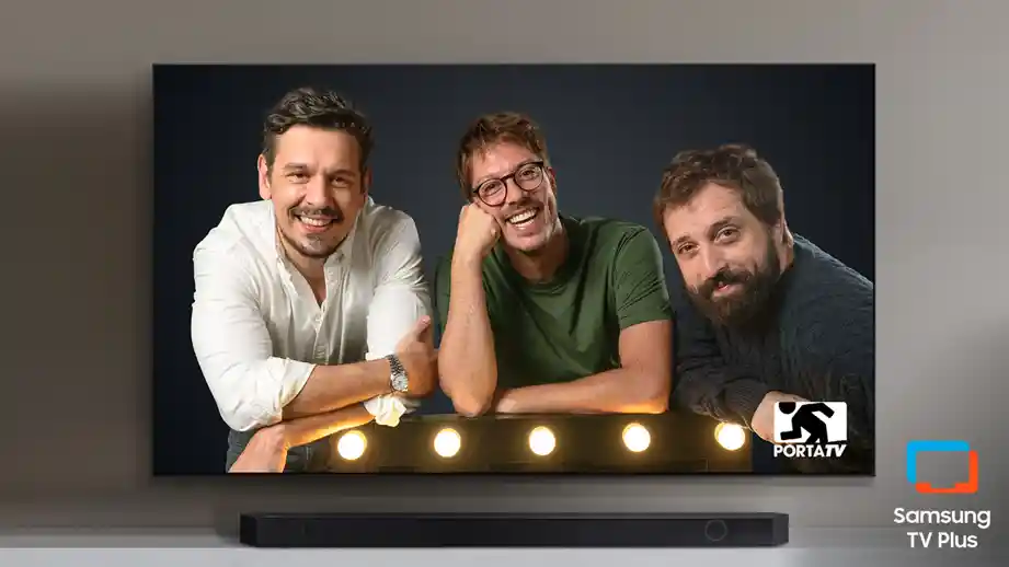 Imagem de Samsung TV Plus lança o PortaTV, canal FAST do Porta dos Fundos