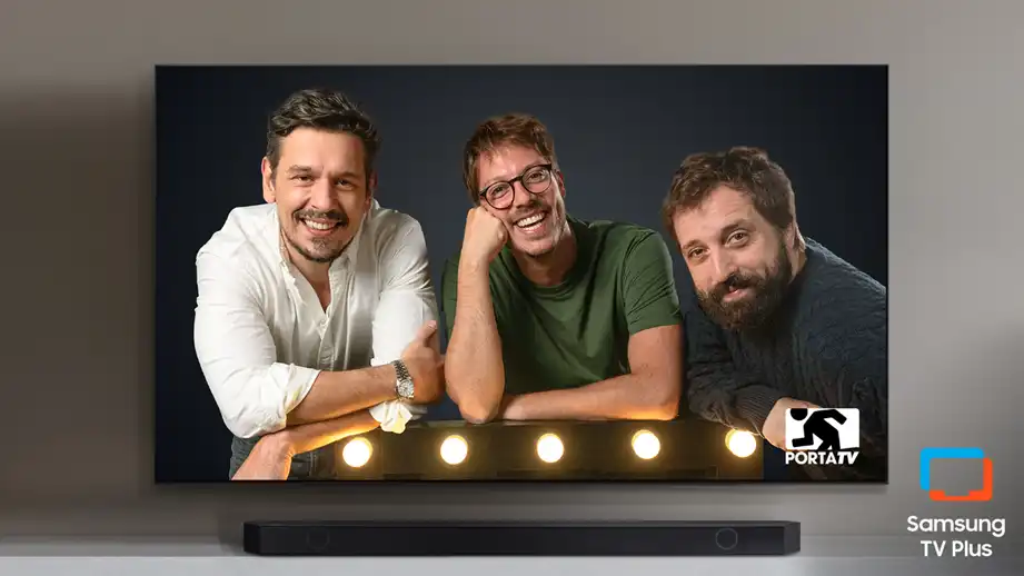 Imagem de Samsung TV Plus lança o PortaTV, canal FAST do Porta dos Fundos