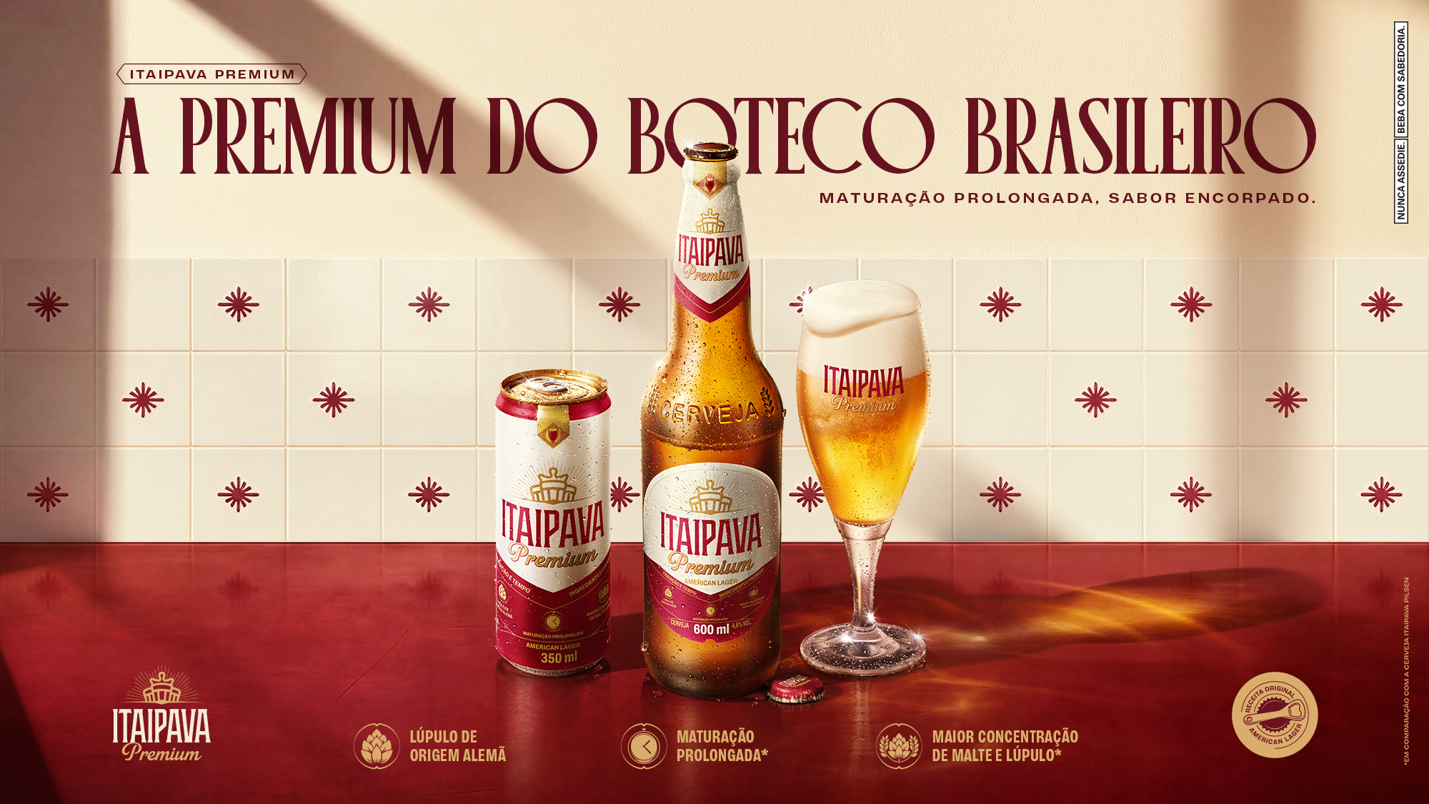 Imagem de Grupo Petrópolis celebra a cultura de boteco com o lançamento de nova embalagem de Itaipava Premium