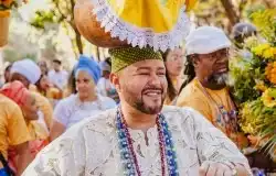 Imagem de Pai da comunidade da Casa de Oxumarê, Leandro da Mata, recebe homenagem cultural na 3ª edição do Prêmio Okan