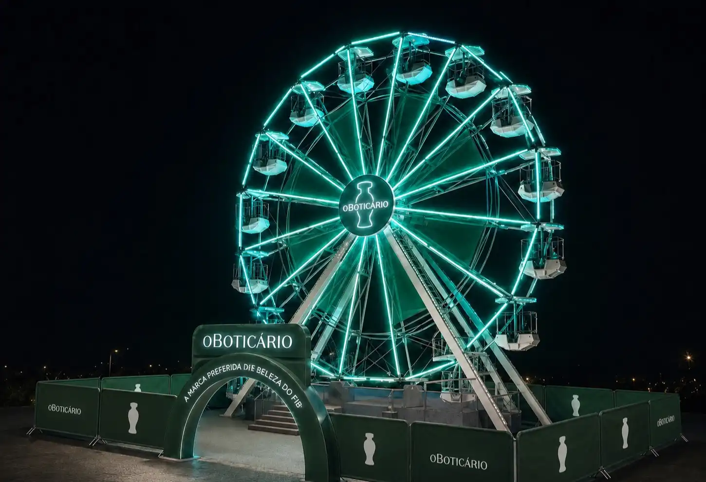 Imagem de O Boticário celebra 20 anos do Festival de Inverno Bahia com roda gigante e vila exclusiva