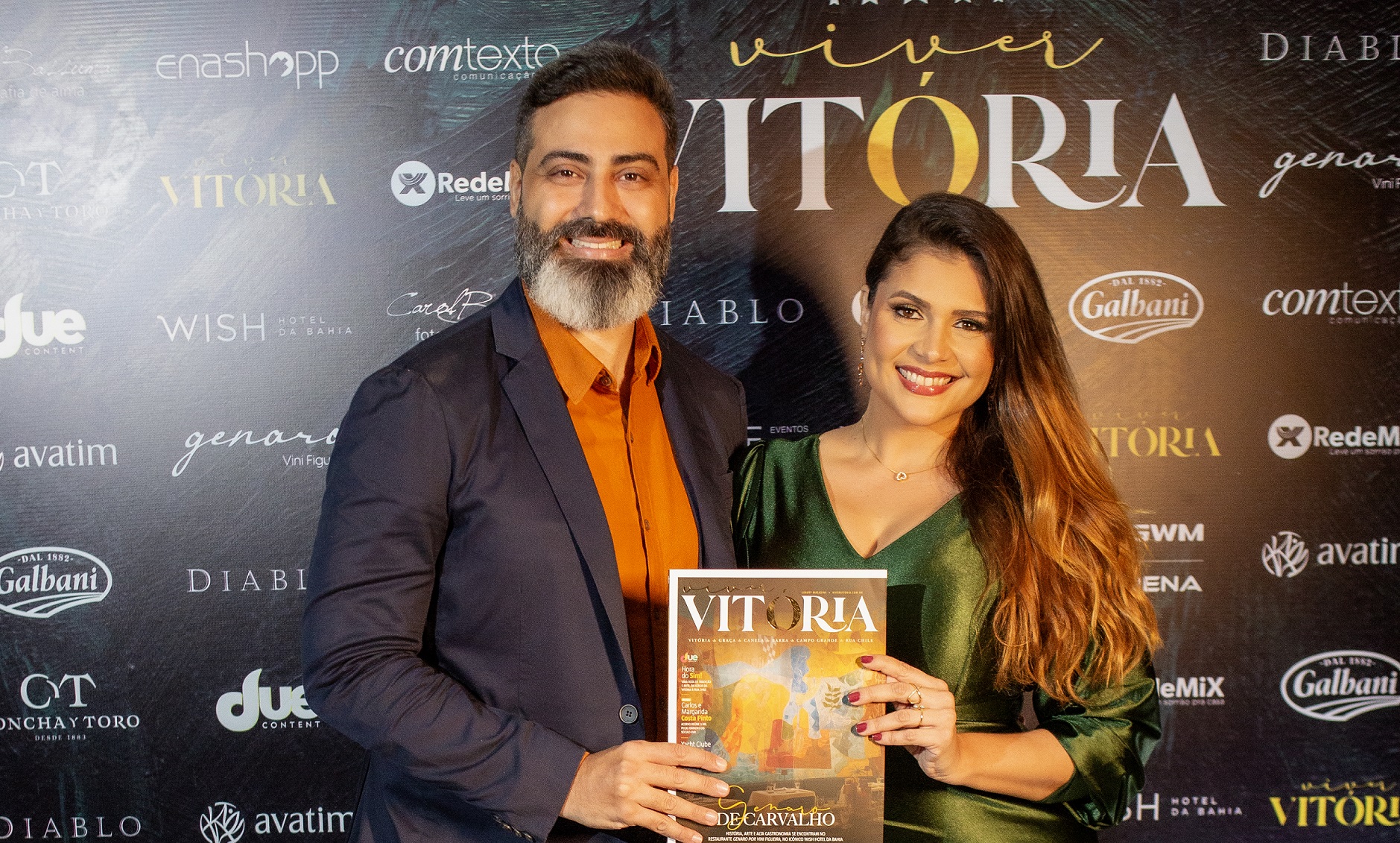 Imagem de Revista Viver Vitória celebra 3ª edição e 15 anos da Due Content em noite de arte, cultura e alta gastronomia no Wish Hotel da Bahia