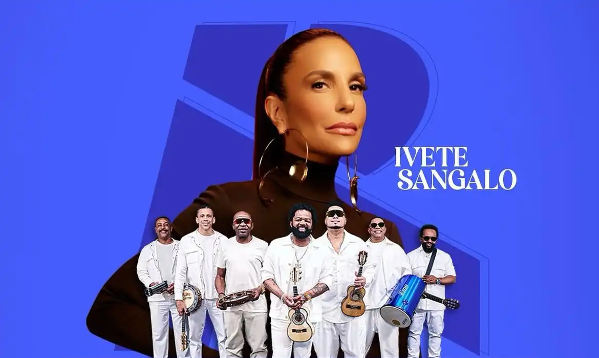 Imagem de Ivete Sangalo é confirmada como participação especial no show de Xande de Pilares e Grupo Revelação em Salvador