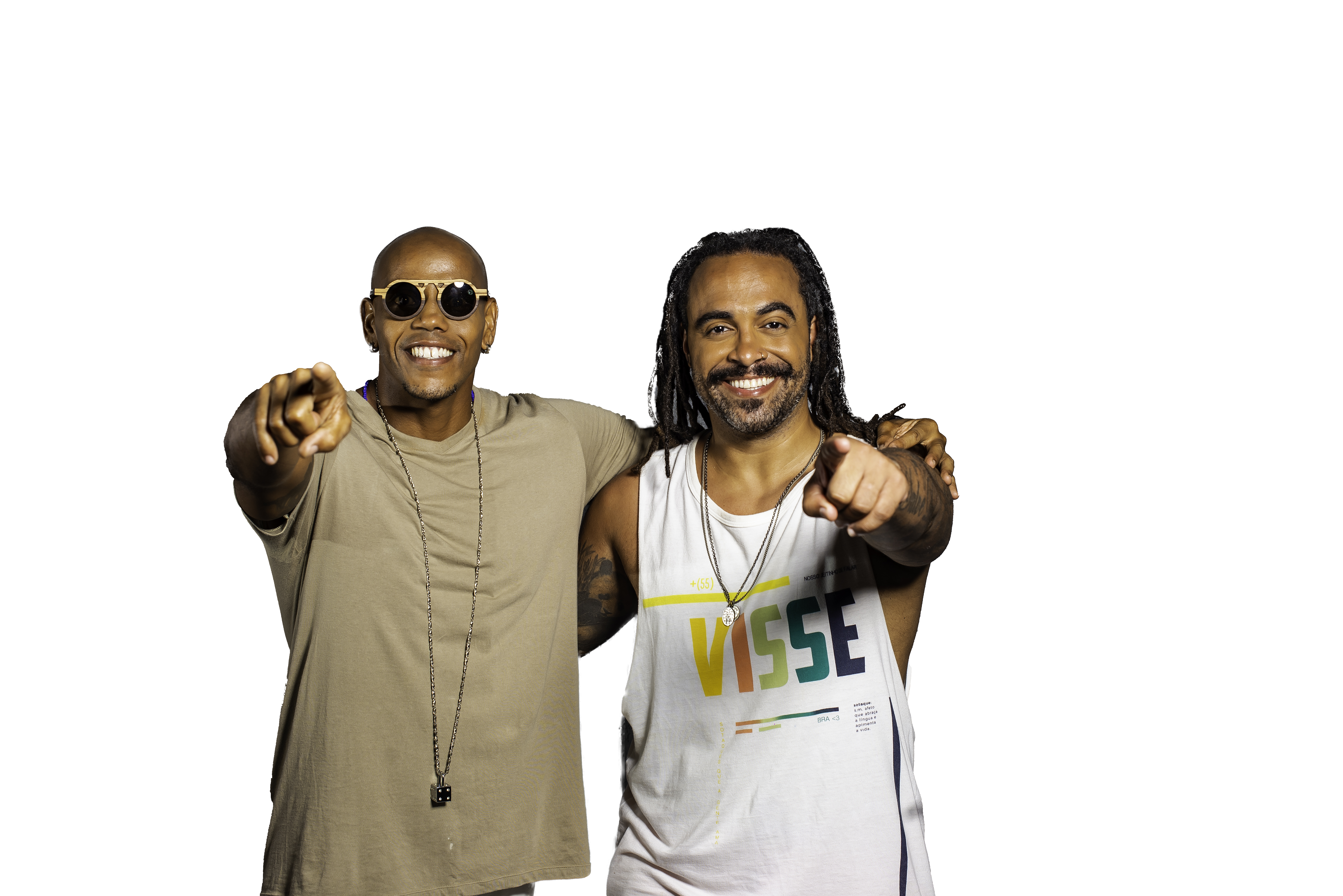 Imagem de Léo e Cammafeu na nova formação da Banda Vixe Mainha