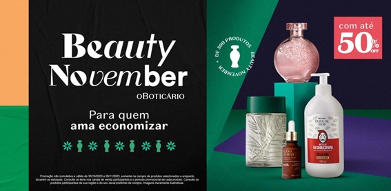 Imagem de Beauty Week O Boticário: com mais de 500 itens com até 50% off
