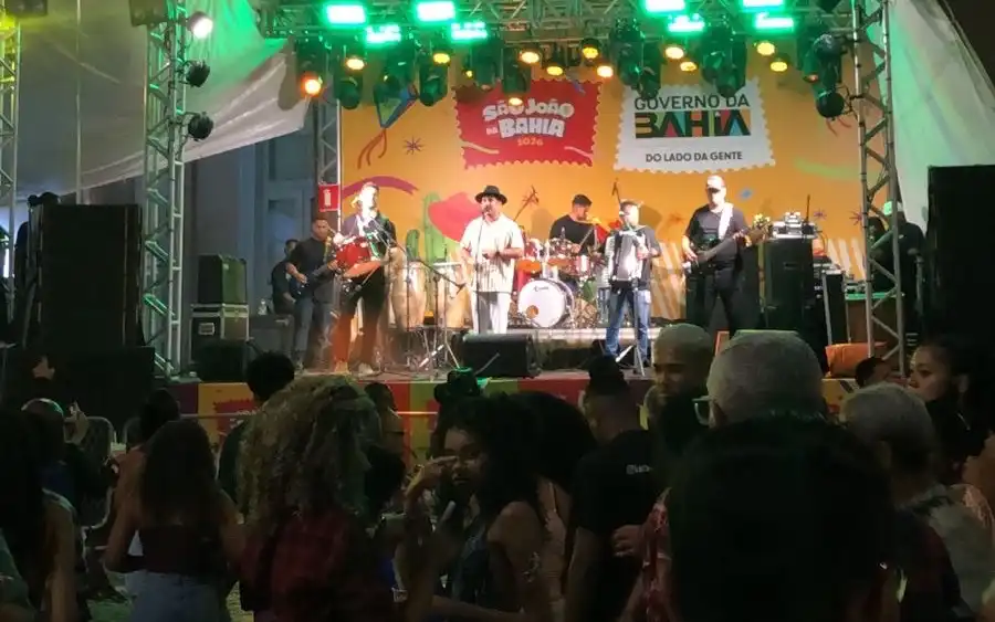 Imagem de Forró Casa Nova anima o público no São João da Bahia 2026 com show marcante no Coreto do Pelourinho