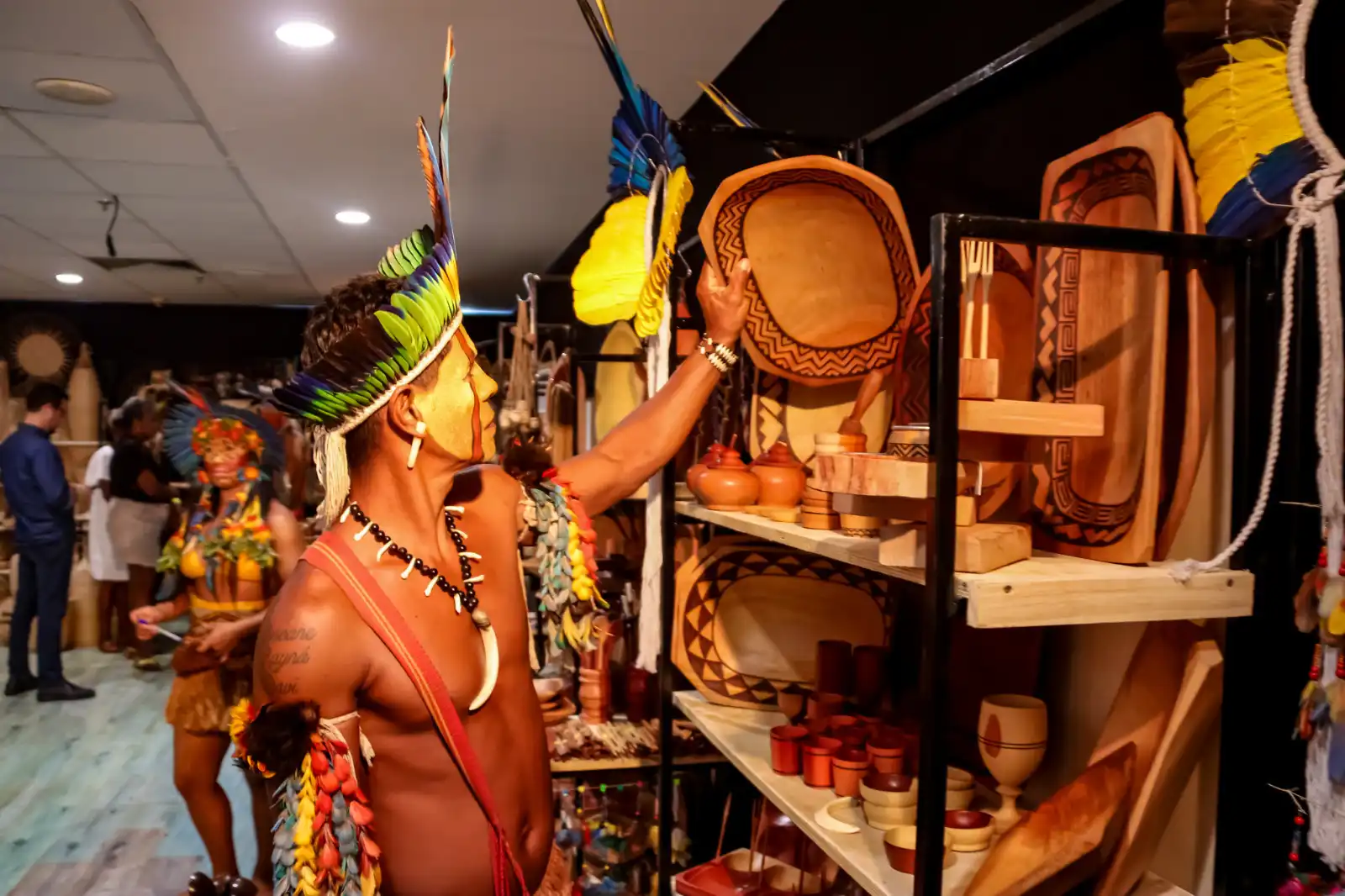 Imagem de Feira de Artesanato Indígena acontece de sexta a domingo no MAC_Bahia
