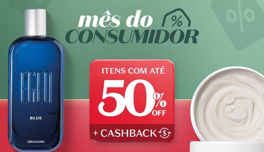 Imagem de O Boticário oferece até 50% de desconto no Mês do Consumidor e amplia promoções em novo formato dentro do TikTok