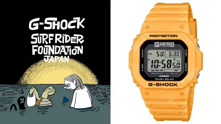 Imagem de G-Shock lança novo relógio em collab com Surfrider Foundation Japan