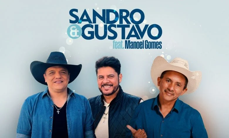 Imagem de Sandro e Gustavo regravam “A Garagem da Vizinha” ao lado de Manoel Gomes da Caneta Azul
