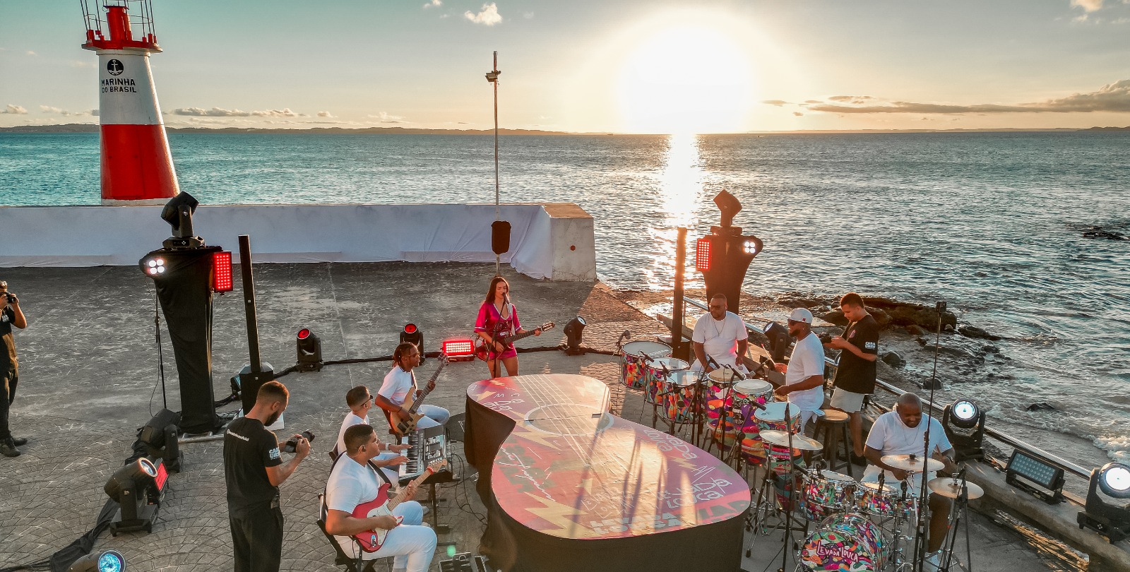 Imagem de Banda Levada Louca grava audiovisual em Salvador