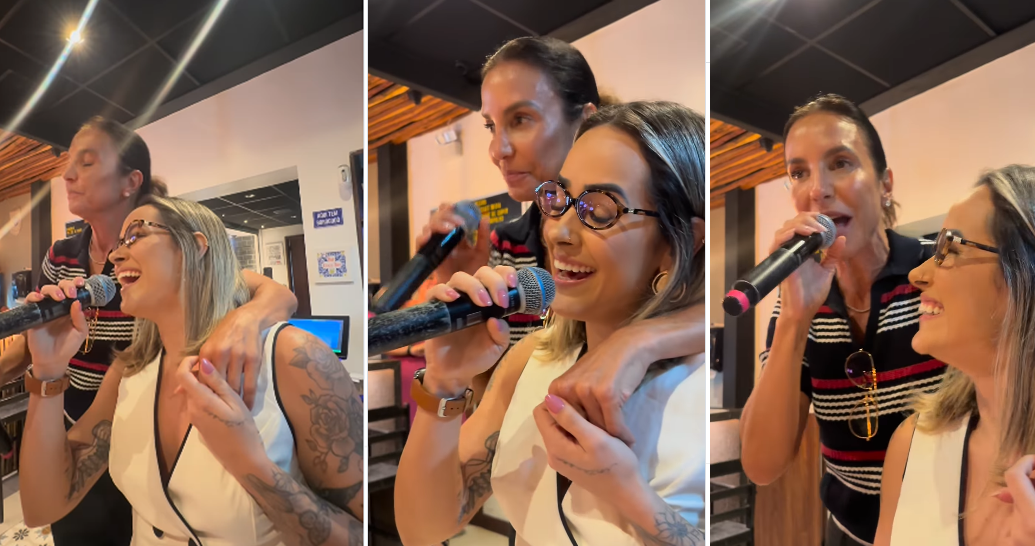 Imagem de Ivete Sangalo surpreende público e faz participação especial em restaurante de Salvador