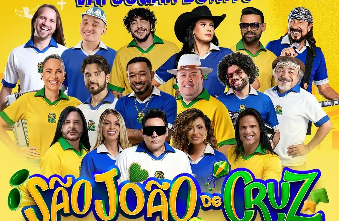 Imagem de São João de Cruz 2026 divulga programação com grandes atrações