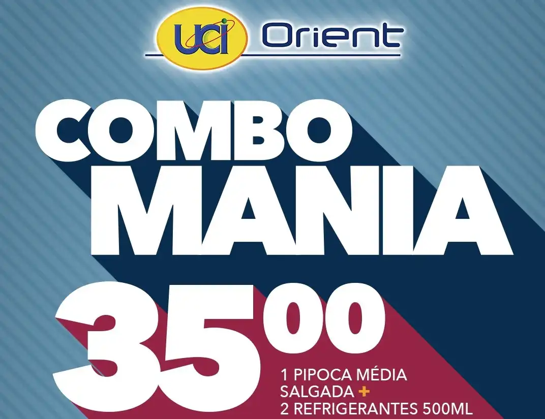 Imagem de UCI Orient anuncia combo promocional válido às segundas-feiras na unidade do Shopping da Bahia
