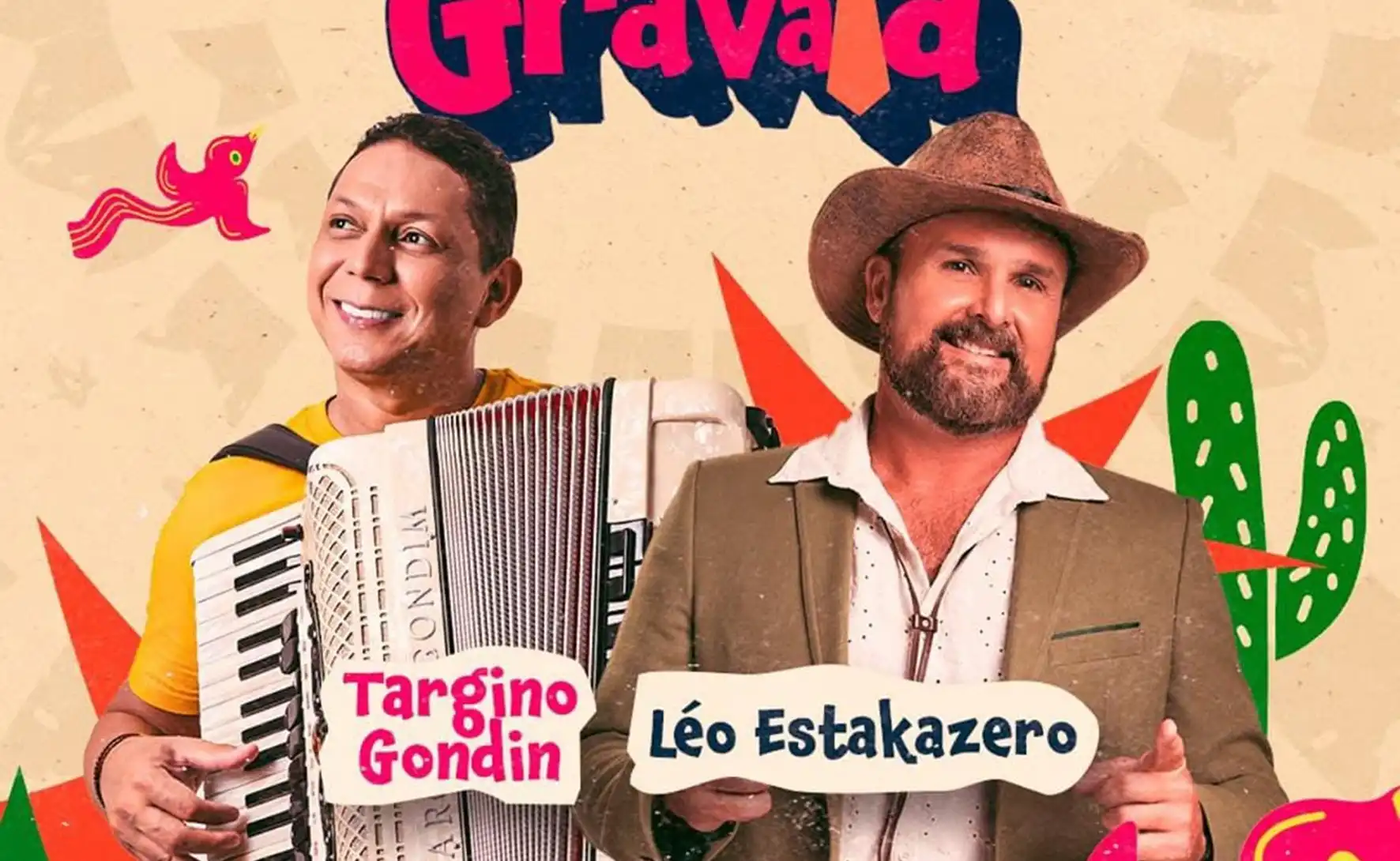 Imagem de Léo Estakazero e Targino Gondim comandam o Arraiá do Gravata na Chácara Baluarte