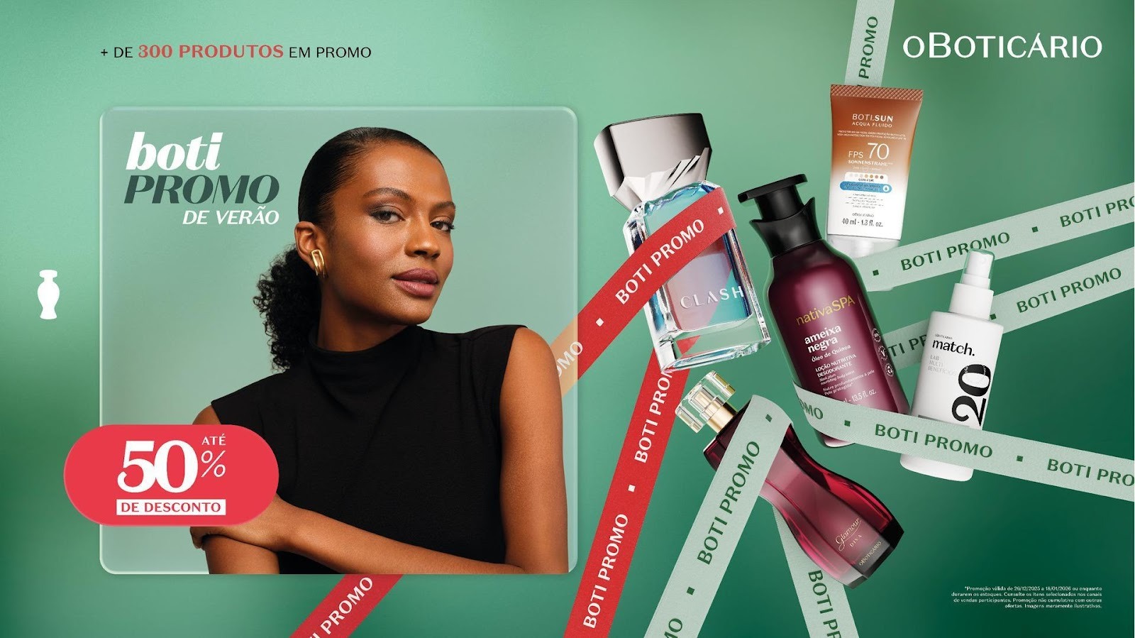 Imagem de O Boticário apresenta Boti Promo com mais de 300 produtos com até 50% off para renovar a rotina de beleza