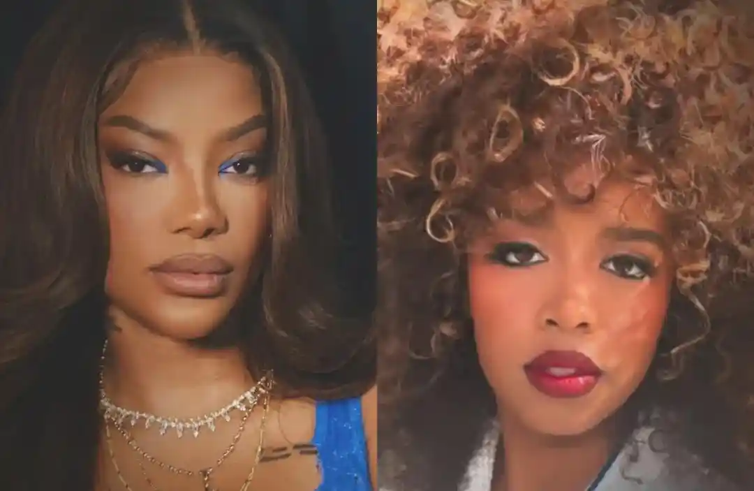Imagem de H.E.R reposta vídeo de Ludmilla e segue a cantora nas redes sociais